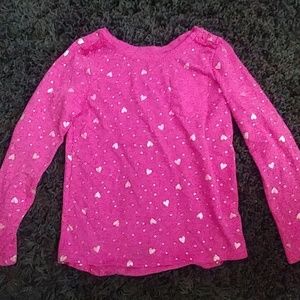 Girls Pink long sleeved shirt